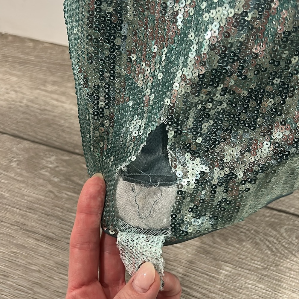 Toccin Sequin Cut Out Gown, RTR - Picture 12 of 14